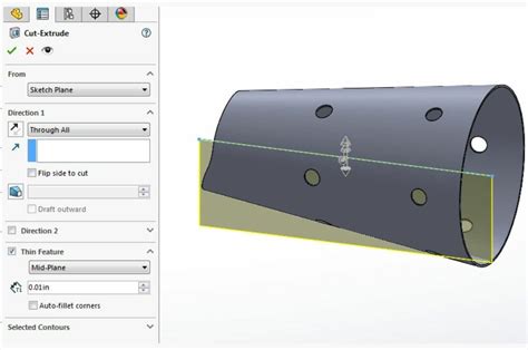 solidworks rolled sheet metal